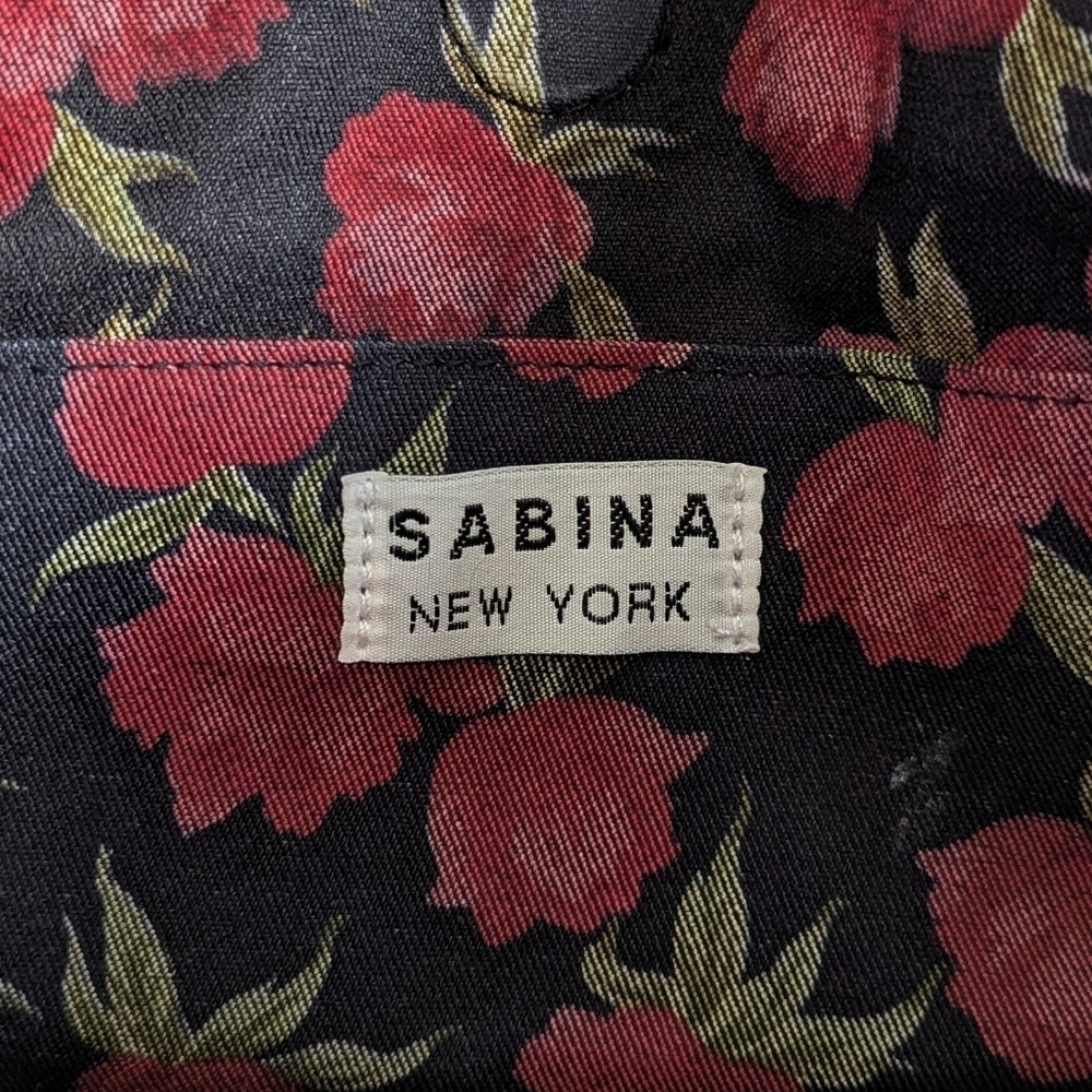 Vintage Sabina New York Leather Shoulder Bag Boho Style Purse - Picture 4 of 9